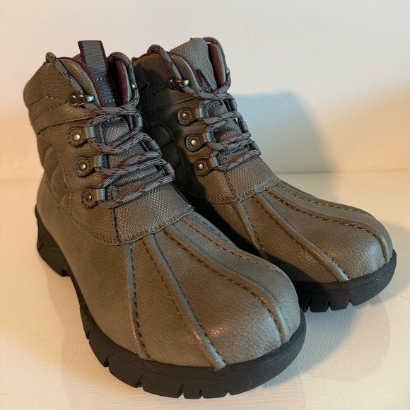 Easy Dry by Easy Street Stormy Waterproof Lace-Up Boots Gray Women’s 6.5M EUC - Picture 3 of 10